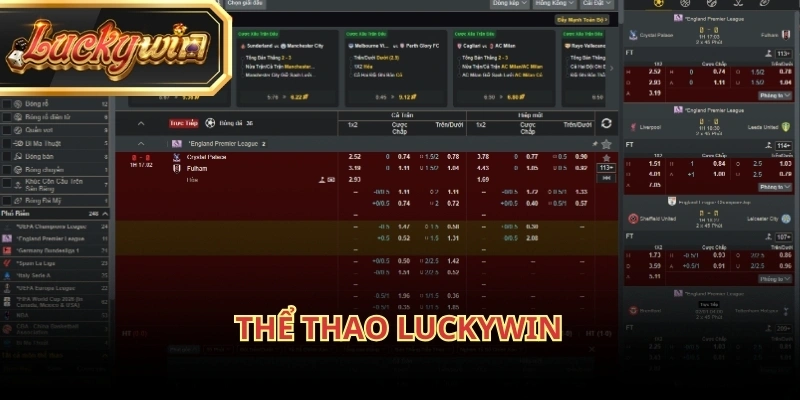 Thể thao Luckywin dành cho người yêu thích nhịp độ nhanh và tính cạnh tranh