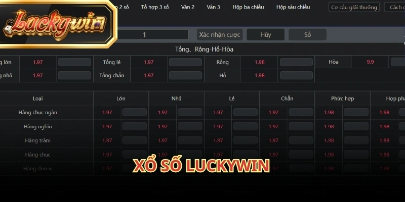 Xổ số online tại Luckywin là tựa game dự đoán kết quả theo lịch quay cố định